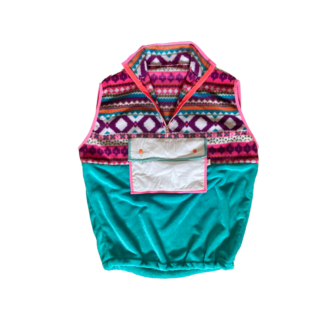 POLAIRE SANS MANCHE ZIP