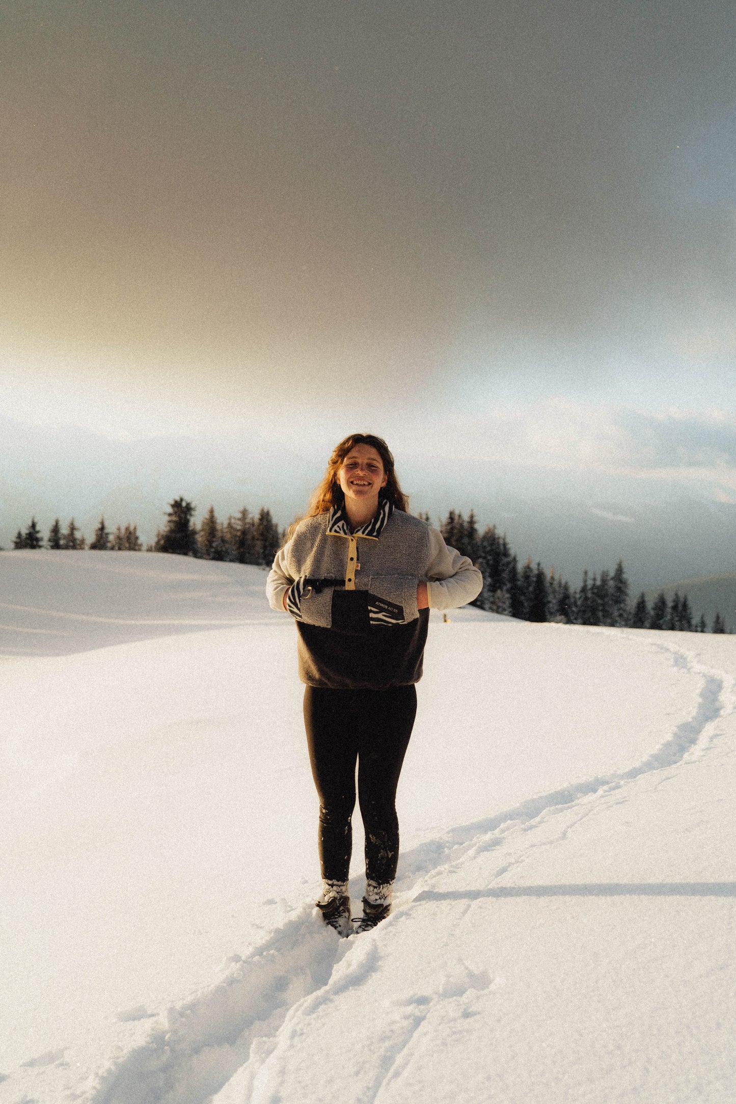 POLAIRE GRISE x JAUNE