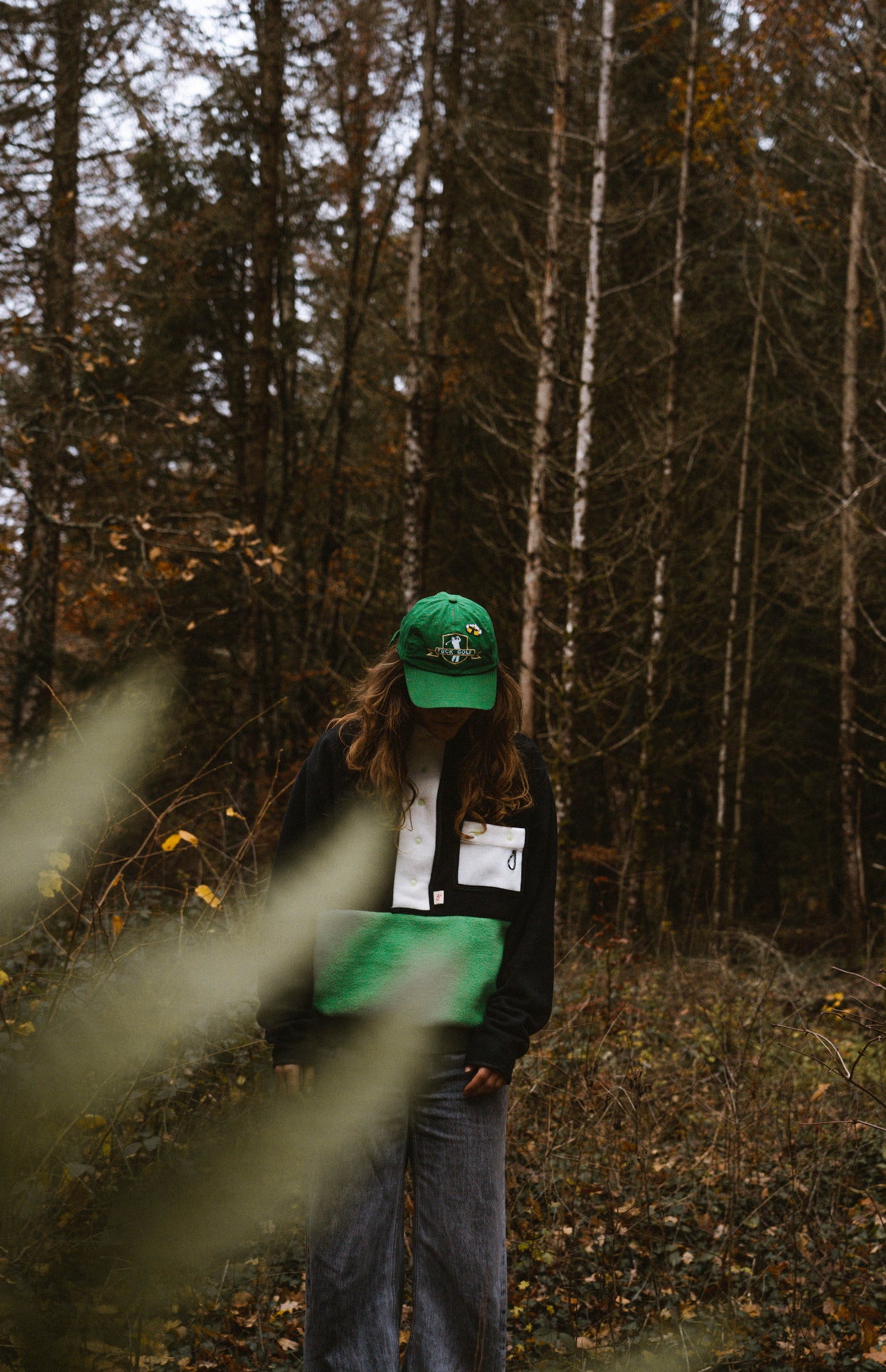 POLAIRE NOIR x VERT