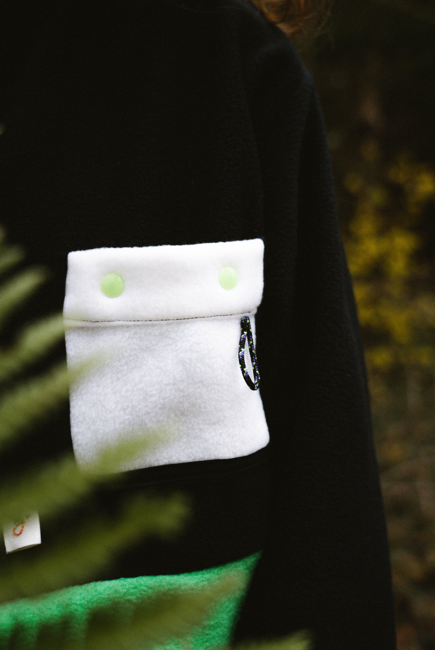 POLAIRE NOIR x VERT