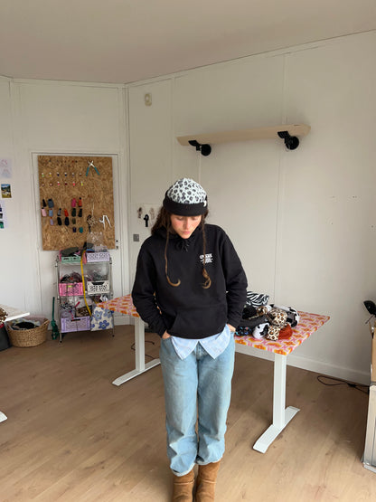BONNET LEO GRIS x NOIR