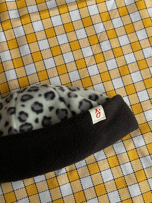 BONNET LEO GRIS x NOIR