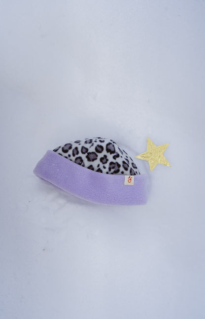 BONNET LÉO GRIS x LILA