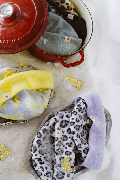 BONNET LÉO GRIS x LILA