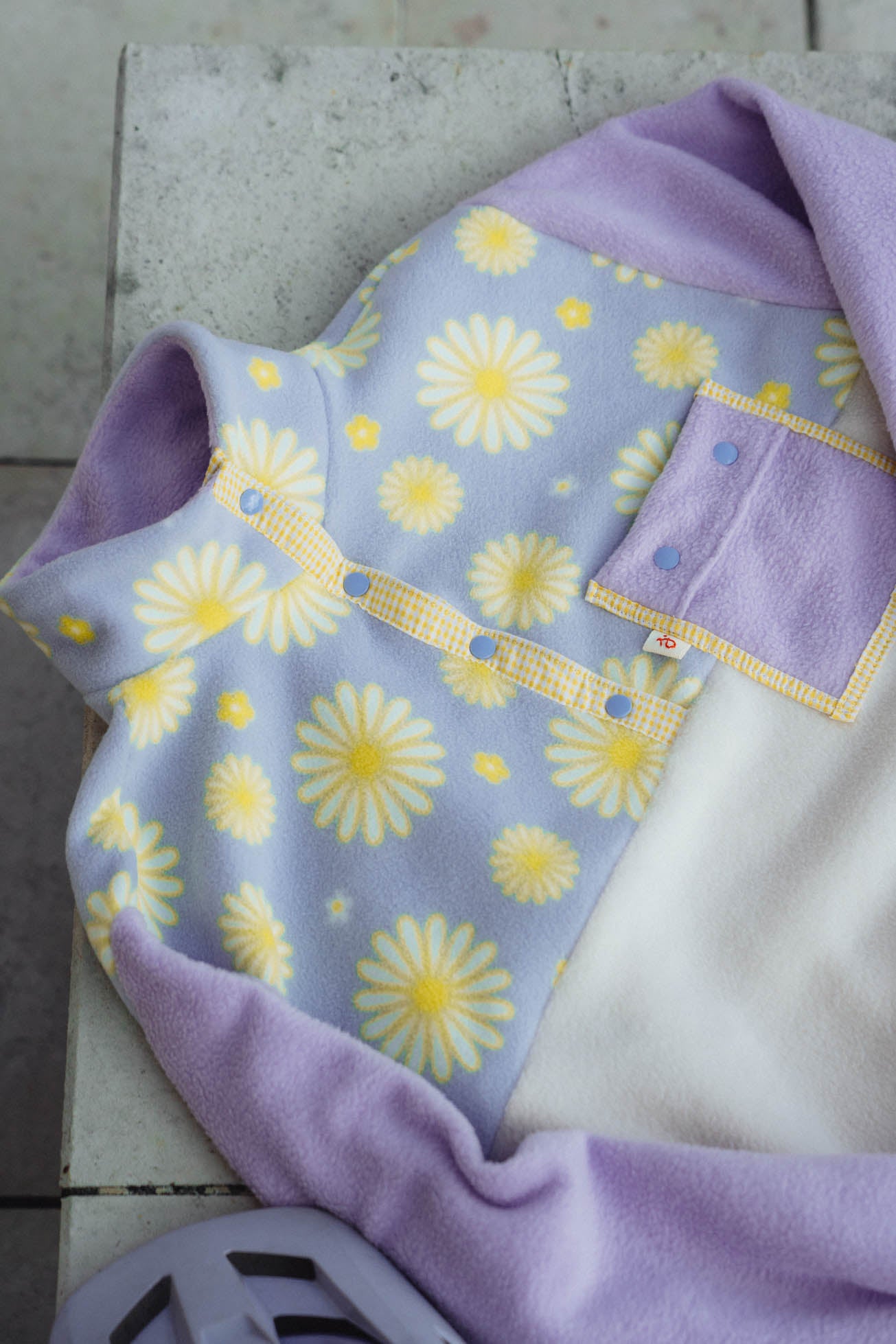 Polaire marguerite x lila