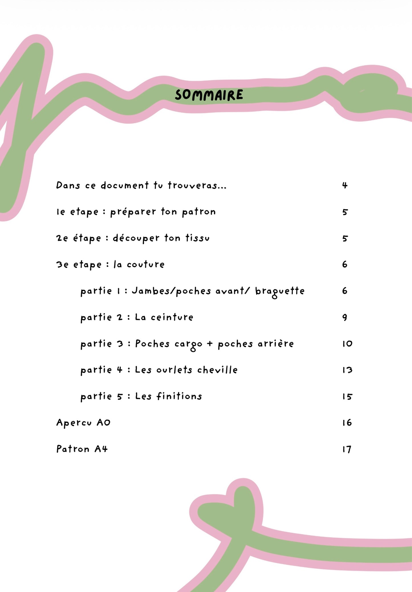 PATRON PANTALON DE RANDO (et +)