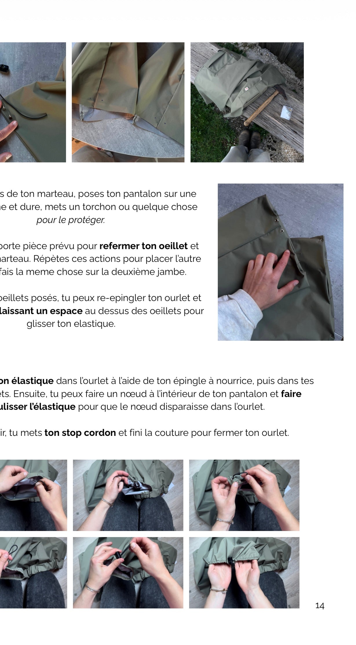 PATRON PANTALON DE RANDO (et +)