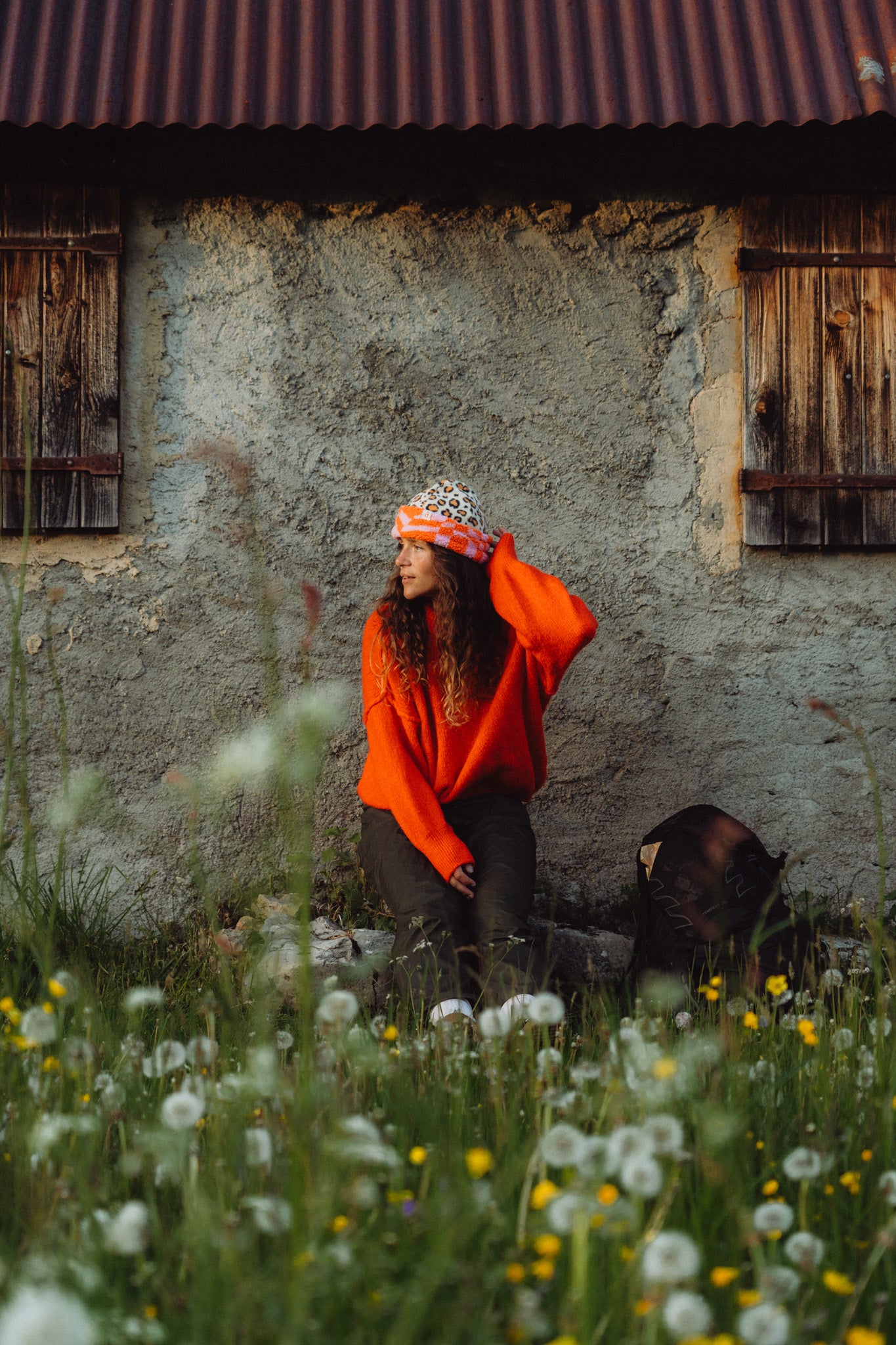 BONNET LEO x ROSE ORANGE