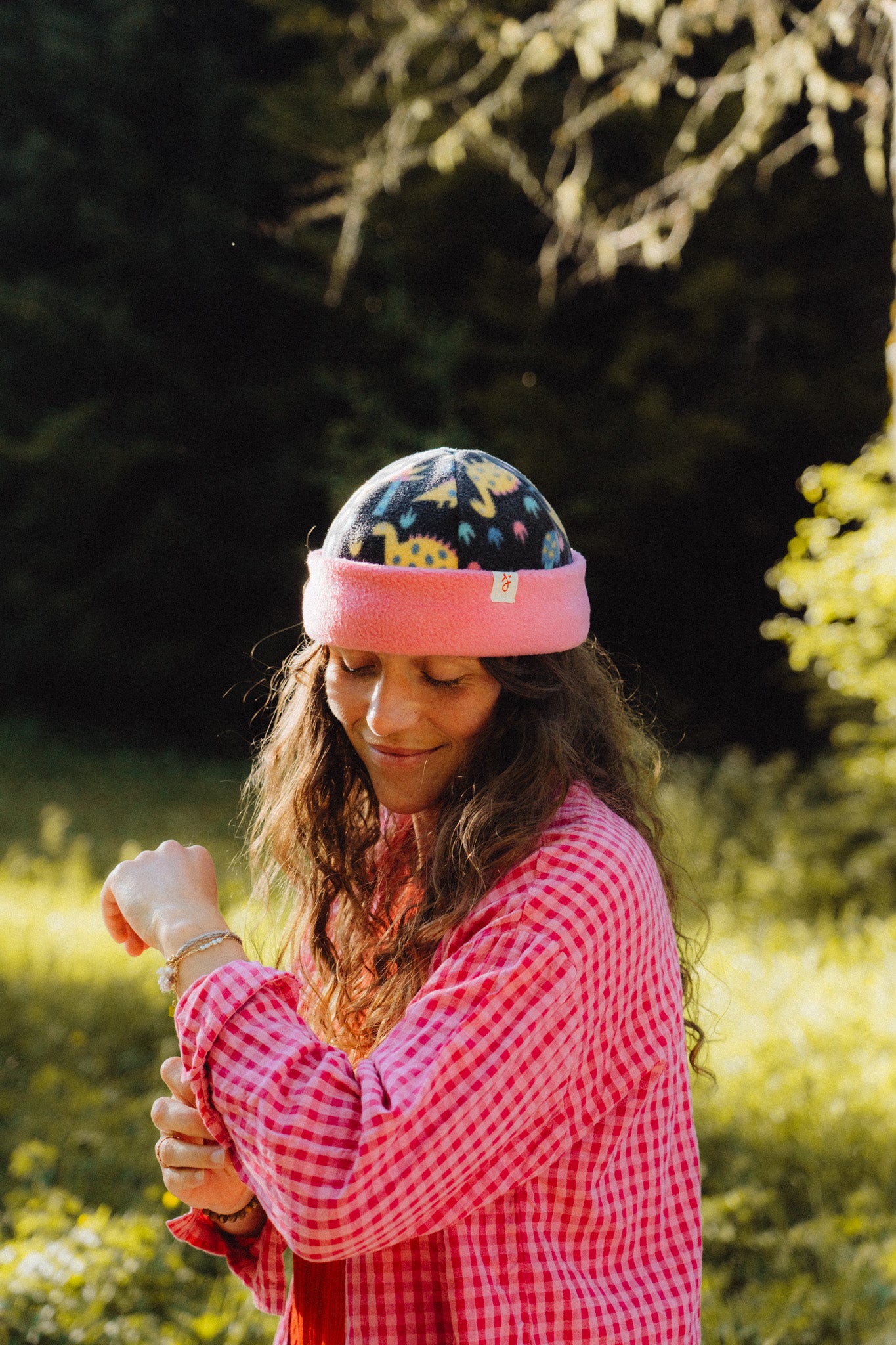 BONNET DINO x ROSE